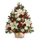 Más información de Arbol Navideño de Rosas y Liliums Premium II