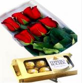 Más información de Caja de Rosas x 6 Unid